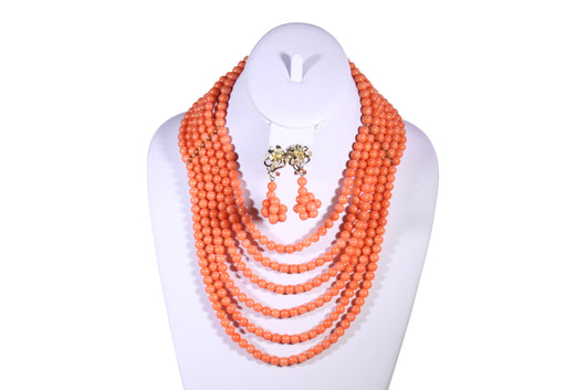 Clipped Bead Necklace