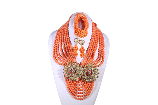 Two Star Beaded Necklace