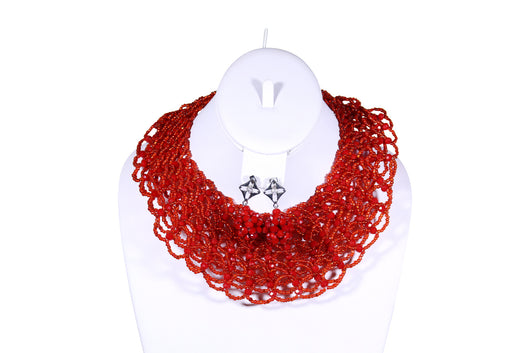 Circle Loop Bead Necklace - MORE COLORS