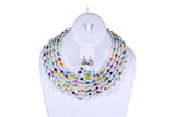 Circle Loop Bead Necklace - MORE COLORS