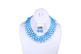 Crisscross Beaded Necklace - MORE COLORS