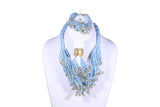 Shredded Beaded Necklace - MORE COLORS