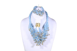 Shredded Beaded Necklace - MORE COLORS