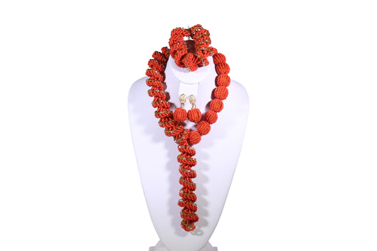 Adaure Coral Beaded Necklace