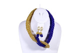 Twist Two-Toned Beaded Necklace - MORE COLORS