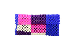 Purple Top Beaded Wallet