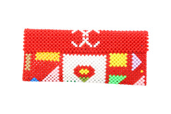 Beaded Wallet Cherry