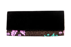 Floral Dots Ankara Clutch Purse