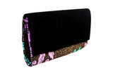 Floral Dots Ankara Clutch Purse