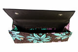 Floral Dots Ankara Clutch Purse