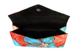 Cool Red Ankara Clutch Purse