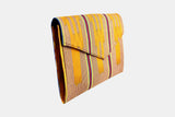 Yellow Path Kente Clutch Purse