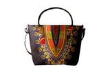 Black Angelina Dashiki Tote Bag