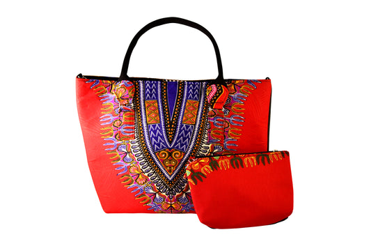 Red Angelina Dashiki Tote Bag – JIDE Gear