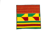 Green Peace Kente Neck Tie Pocket Square Set
