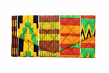 Green Steps Kente Clutch Purse