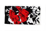 Red Floral Ankara Clutch Purse