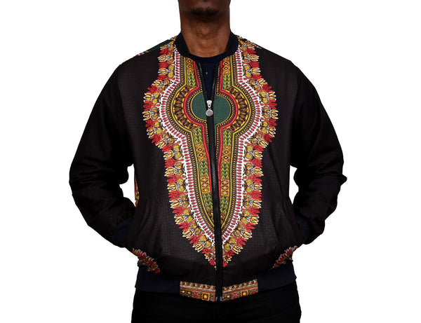 Dashiki Black Blend Men's Bomber Jacket