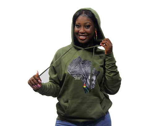 Mother Africa Hoodie Army Green