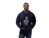 King Hoodie Navy Blue
