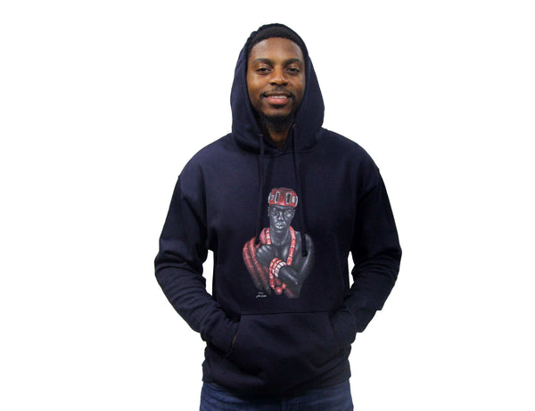 King Hoodie Navy Blue