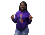 Queen Hoodie Purple