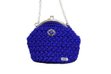 Jide Gear Blue Bowl Crochet Bag Front