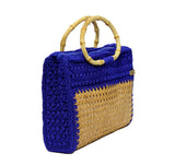 Jide Gear Blue Vienna Crochet Bag Side