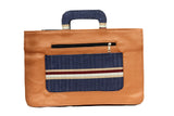 Jide Gear Bluebar Laptop Aso Oke Bag Back