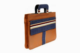 Jide Gear Bluebar Laptop Aso Oke Bag Side
