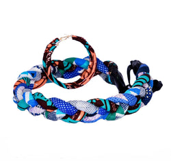 Jide Gear Brownblue Headband Necklace