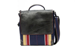 Jide Gear Brownred Crossbody Aso Oke Bag Front