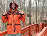Jide Gear Cherrygroove Batik Men's Winter Jacket Forest Front