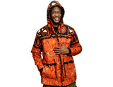 Jide Gear Cherrygroove Batik Men's Winter Jacket Front