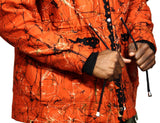 Jide Gear Cherrygroove Batik Men's Winter Jacket Waist