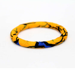 Jide Gear Coolyellow Slim Ankara Bangle
