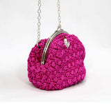 Jide Gear Fuchsia Bowl Crochet Bag Side