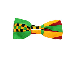 Jide Gear Diamond Kente Boys Bow Tie