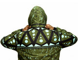 Jide Gear Greensoul Batik Men's Winter Jacket Back Bust
