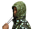 Jide Gear Greensoul Batik Men's Winter Jacket Hood Pull