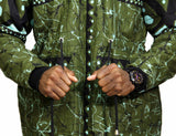 Jide Gear Greensoul Batik Men's Winter Jacket Waist