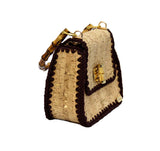 Jide Gear Handbag Cork Crochet Bag Side