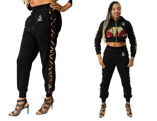 Jide-Gear-Ladies-Black-Crisscross-Crop-Top-Pant