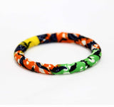 Jide Gear Multicolor Slim Ankara Bangle
