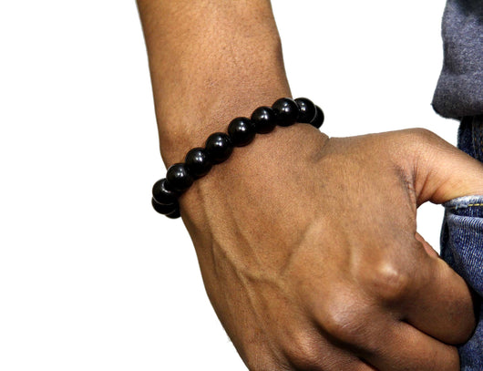 Jide Gear Black Onyx Gemstone Bracelet