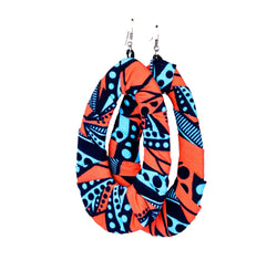 Jide Gear Orangemask Halo Ankara Earring