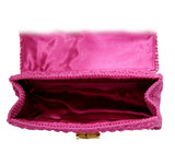 Jide Gear Pink Vienna Crochet Bag Inside