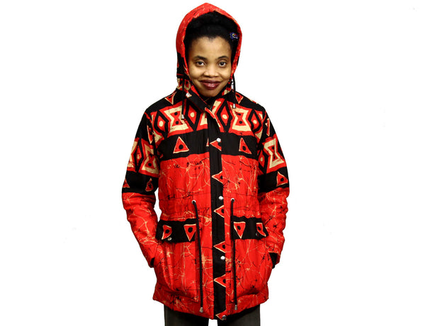 Jide Gear Redsoul Batik Women's Winter Jacket Front