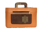 Rhombus Laptop Aso Oke Bag