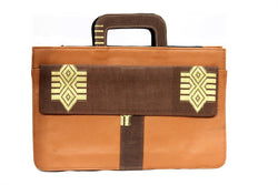 Rhombus Laptop Aso Oke Bag